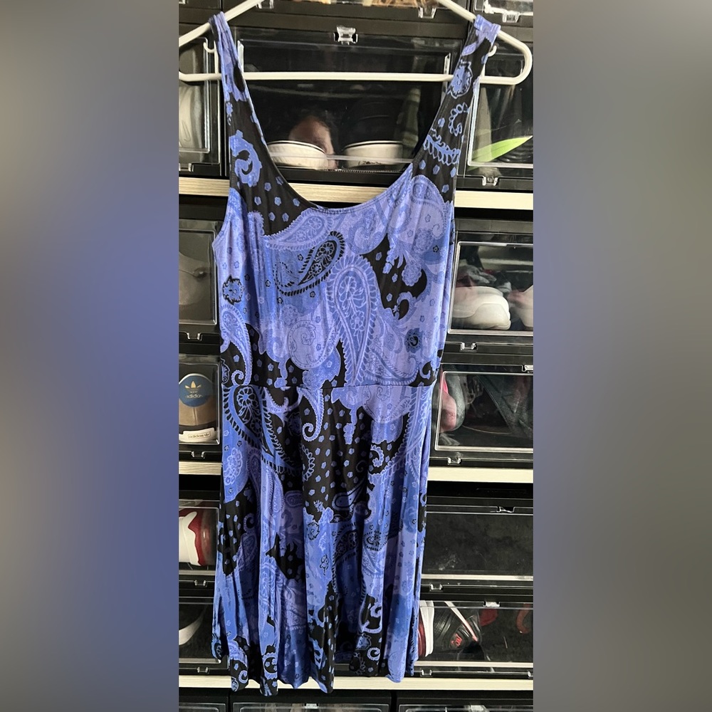 Express jersey paisley dress